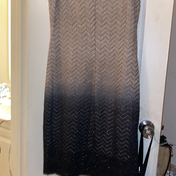 Sunny black and brown dress plain but dressy - Picture 8 of 8